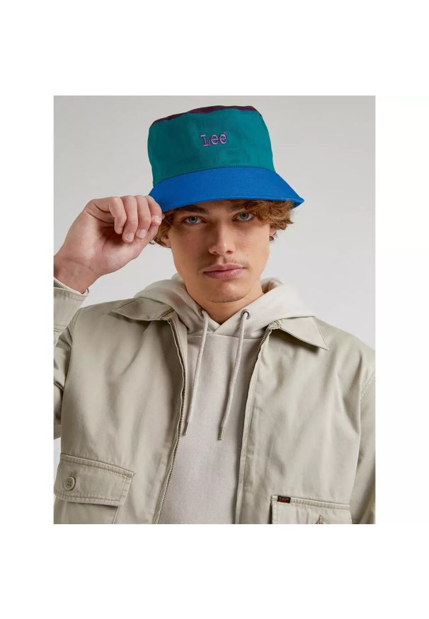 Lee - LEE REVERSIBLE BUCKET HAT MĘSKI KAPELUSZ CZAPKA LOGO LP6903A12