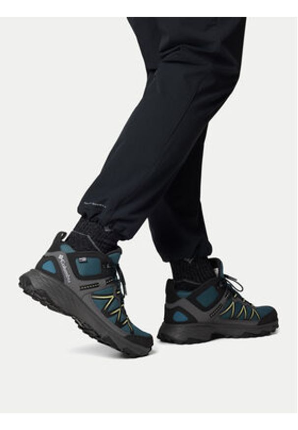 columbia - Columbia Trekkingi Peakfreak Rush™ Mid OutDry™ 2126591 Granatowy. Kolor: niebieski. Materiał: skóra. Sport: turystyka piesza