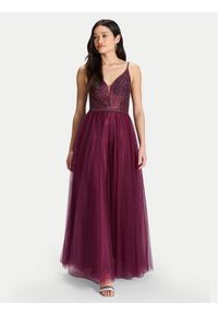 Hey Kyla Sukienka wieczorowa 5AJ127HK Bordowy Regular Fit. Kolor: czerwony. Materiał: syntetyk. Styl: wizytowy #1