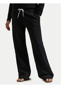 Polo Ralph Lauren Spodnie dresowe 211977959002 Czarny Wide Leg. Kolor: czarny. Materiał: bawełna #1
