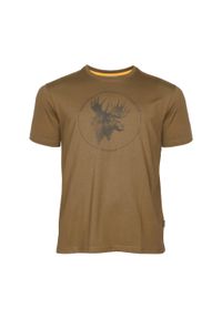 PINEWOOD - Koszulka męska Pinewood Moose. Kolor: zielony
