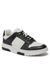 Tommy Jeans Sneakersy Tjm Leather Cupsole 2.0 EM0EM01352 Czarny. Kolor: czarny. Materiał: skóra