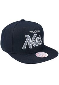 Czapka z daszkiem męska do koszykówki Mitchell & Ness NBA Brooklyn Nets. Kolor: czarny