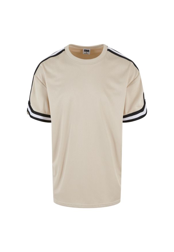 Koszulka Urban Classics Oversized Stripes. Kolor: szary. Materiał: poliester. Wzór: paski