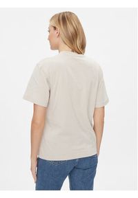 Trussardi Jeans - Trussardi T-Shirt 56T00592 Beżowy Regular Fit. Kolor: beżowy. Materiał: bawełna #4