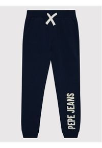 Pepe Jeans Spodnie dresowe Jack PB210602 Granatowy Regular Fit. Kolor: niebieski. Materiał: bawełna