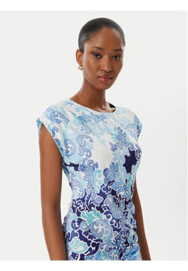 Hale bob - Hale Bob Sukienka koktajlowa Thora 5ZLG662A Błękitny Slim Fit. Kolor: niebieski. Materiał: syntetyk. Styl: wizytowy