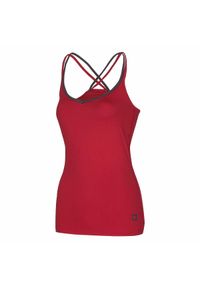 OCUN - Damska koszulka typu tank top Ocun Corona. Kolor: czerwony. Materiał: materiał