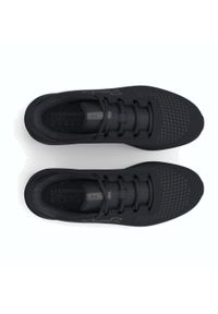 Buty do biegania męskie Under Armour Charged Pursuit 3. Zapięcie: sznurówki. Kolor: czarny. Materiał: guma, materiał, tkanina, syntetyk. Szerokość cholewki: normalna