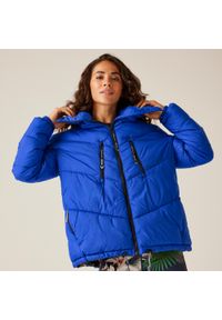 Regatta - Kurtka casualowa damska Christian Lacroix Cavaillon pikowana. Kolor: niebieski. Długość: krótkie. Sport: turystyka piesza #1