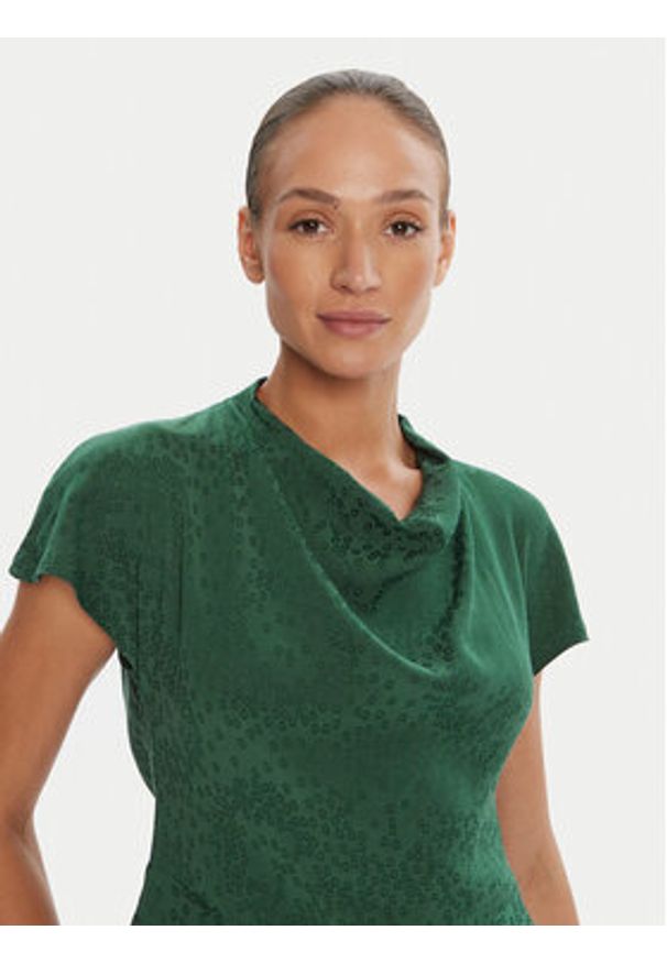 Bruuns Bazaar Bluzka Bacopa Zimoni BBW4577 Zielony Regular Fit. Kolor: zielony. Materiał: wiskoza