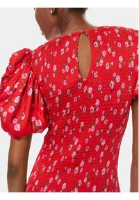 ROTATE Sukienka letnia 1121902946 Czerwony Regular Fit. Kolor: czerwony. Materiał: wiskoza. Sezon: lato #5