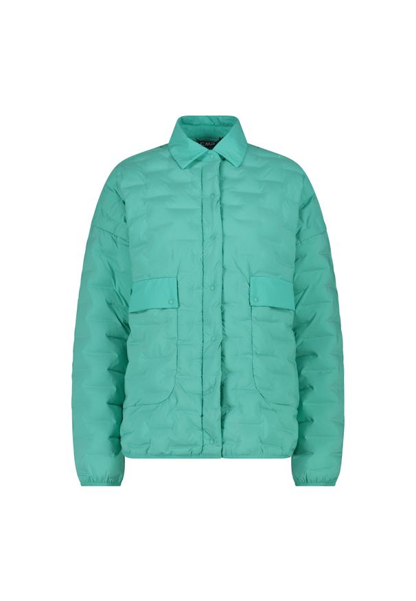 Damska kurtka puchowa CMP. Kolor: niebieski, wielokolorowy, zielony. Materiał: puch. Sezon: zima. Sport: narciarstwo