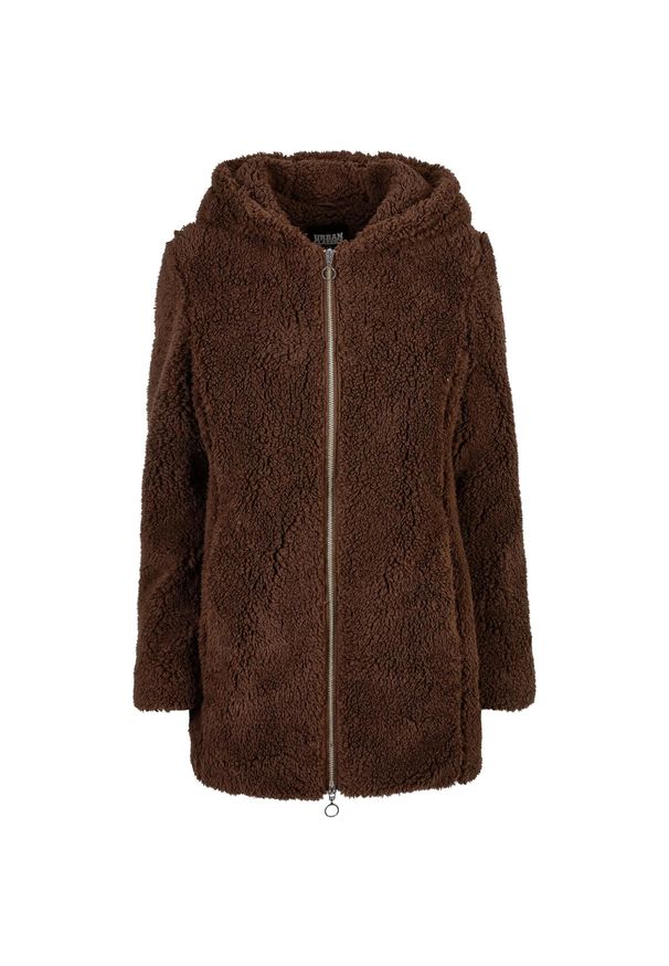 Damski polar sherpa Urban Classics GT. Kolor: brązowy. Materiał: polar