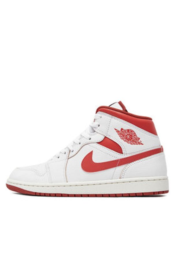 Nike Sneakersy Air Jordan 1 Mid Se FJ3458 160 Biały. Kolor: biały. Materiał: skóra. Model: Nike Air Jordan