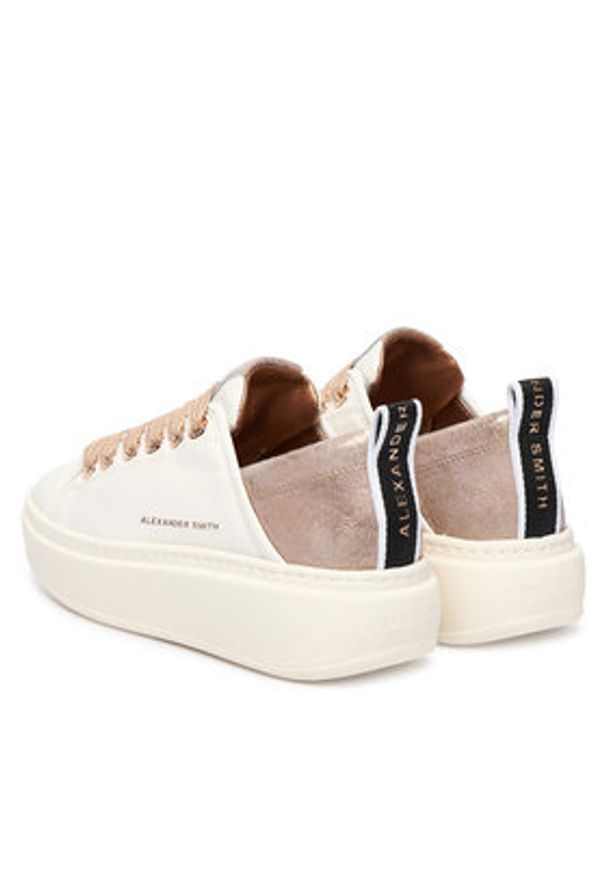 Alexander Smith Sneakersy Wembley ASBCWHW-0524-WNU Biały. Kolor: biały. Materiał: skóra