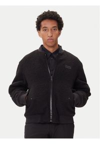 Versace Jeans Kurtka bomber 79GAS407 Czarny Regular Fit. Kolor: czarny. Materiał: syntetyk