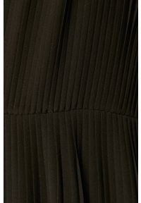 TwinSet - Twinset - Spodnie. Kolor: czarny. Materiał: tkanina, poliester, materiał. Wzór: gładki #3