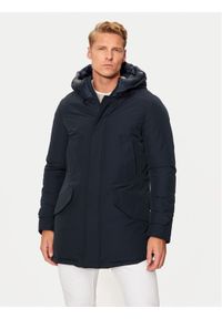 Woolrich Kurtka zimowa CFWOOU0487MRUT0001 Granatowy Regular Fit. Kolor: niebieski. Materiał: bawełna. Sezon: zima