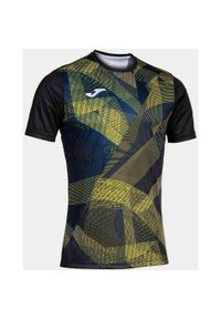 Koszulka Joma Team krótki rękaw czarno-żółta M. Kolor: wielokolorowy, żółty, czarny. Długość rękawa: krótki rękaw. Długość: krótkie. Sport: piłka nożna, fitness #1