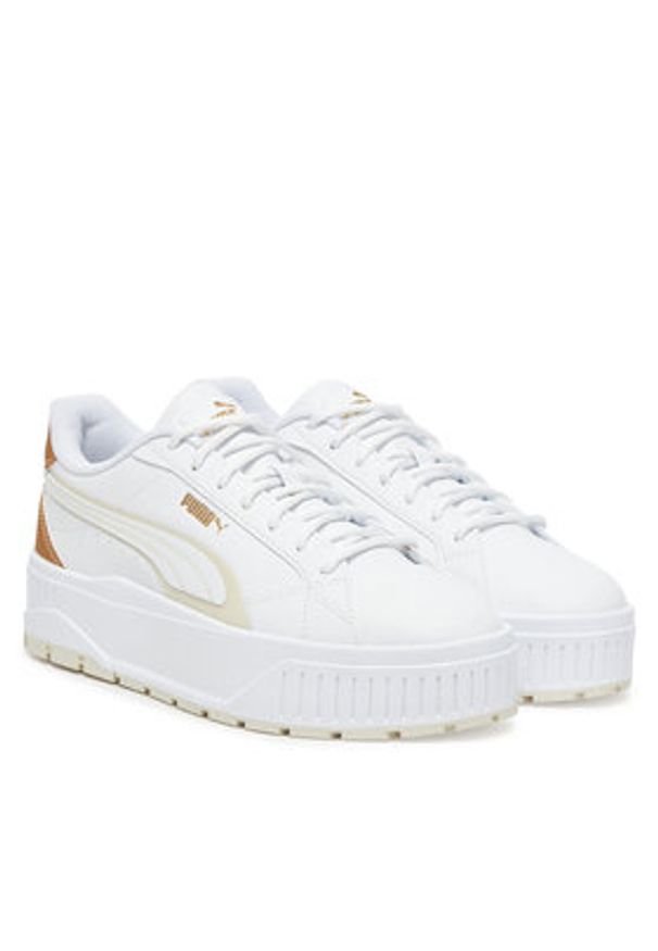 Puma Sneakersy Karmen II Aqua Metallics 401614 02 Biały. Kolor: biały. Materiał: skóra