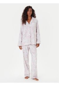 Lauren Ralph Lauren - LAUREN RALPH LAUREN Piżama ILN92448 Różowy. Kolor: różowy. Materiał: bawełna