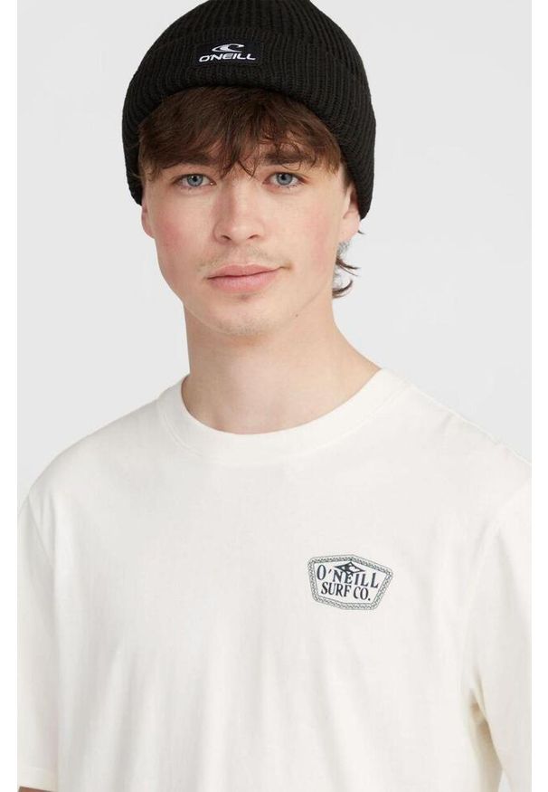 Koszulka O'Neill Small Chest Print. Kolor: biały. Wzór: nadruk