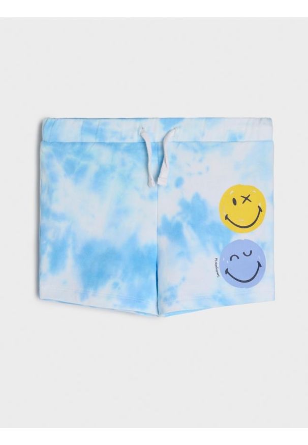 Sinsay - Szorty tie-dye SmileyWorld® - wielobarwny