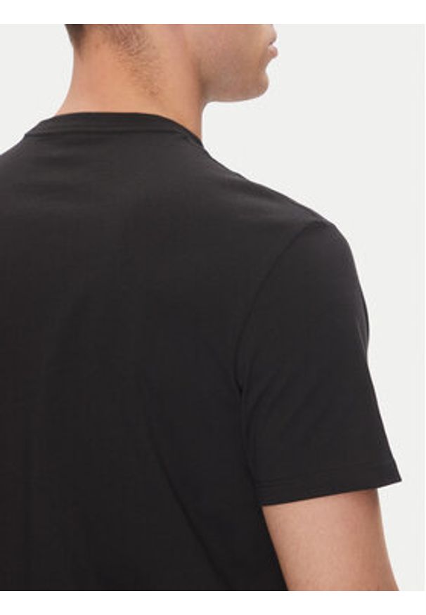 Calvin Klein T-Shirt Outline Tape Graphic LV04RC852G Czarny Regular Fit. Kolor: czarny. Materiał: bawełna