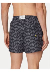 Guess Szorty kąpielowe F6GT12 WG2A2 Czarny Regular Fit. Kolor: czarny. Materiał: syntetyk #2
