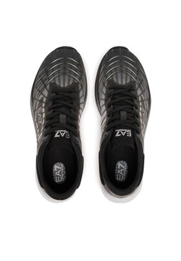 EA7 Emporio Armani Sneakersy X8X243 XK440 N763 Czarny. Kolor: czarny. Materiał: materiał