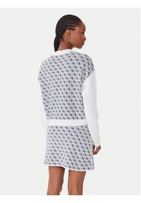 Guess Golf W5BR23 Z3JD2 Écru Relaxed Fit. Typ kołnierza: golf. Materiał: syntetyk