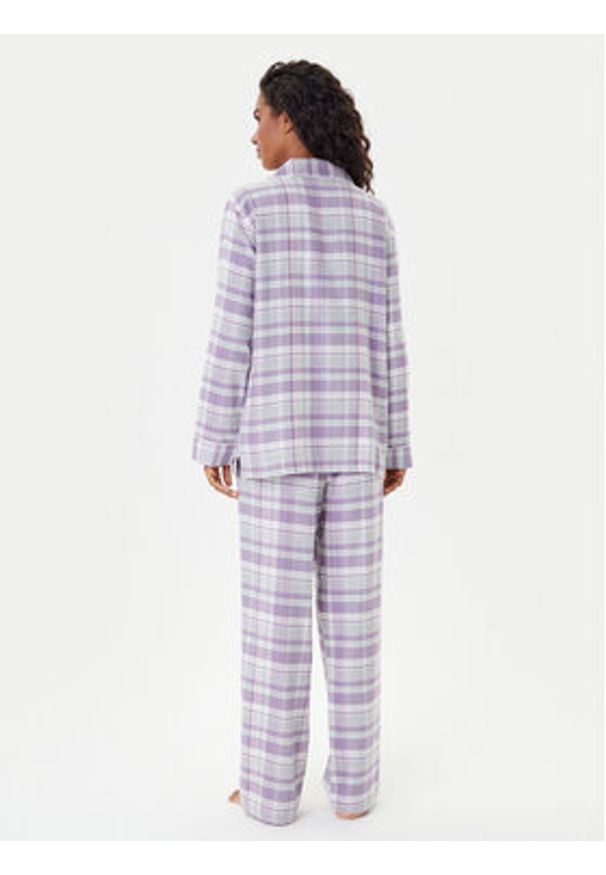 Lauren Ralph Lauren - LAUREN RALPH LAUREN Piżama ILN92448 Fioletowy. Kolor: fioletowy. Materiał: wiskoza
