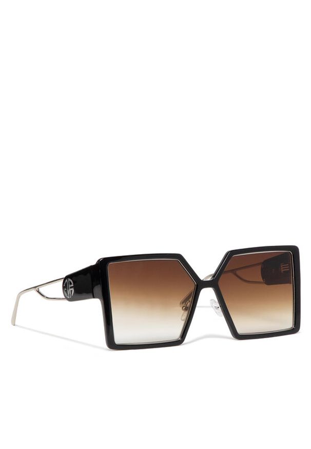 Gino Rossi Okulary przeciwsłoneczne AGG-A-605-D Czarny. Kolor: czarny