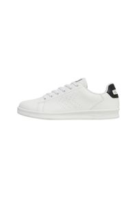 Buty fitness dla dorosłych Hummel busan. Kolor: biały, wielokolorowy, czarny. Materiał: skóra. Sport: fitness