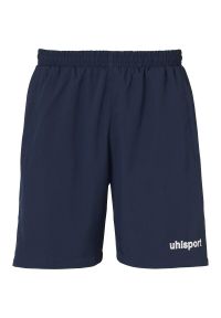 UHLSPORT - Szorty Uhlsport Essential Woven. Kolor: niebieski. Materiał: materiał. Sport: fitness, piłka nożna #1