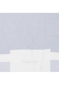 Calvin Klein Chusta Geo Minimal Scarf 130X130 K60K610227 Niebieski. Kolor: niebieski. Materiał: wiskoza #3