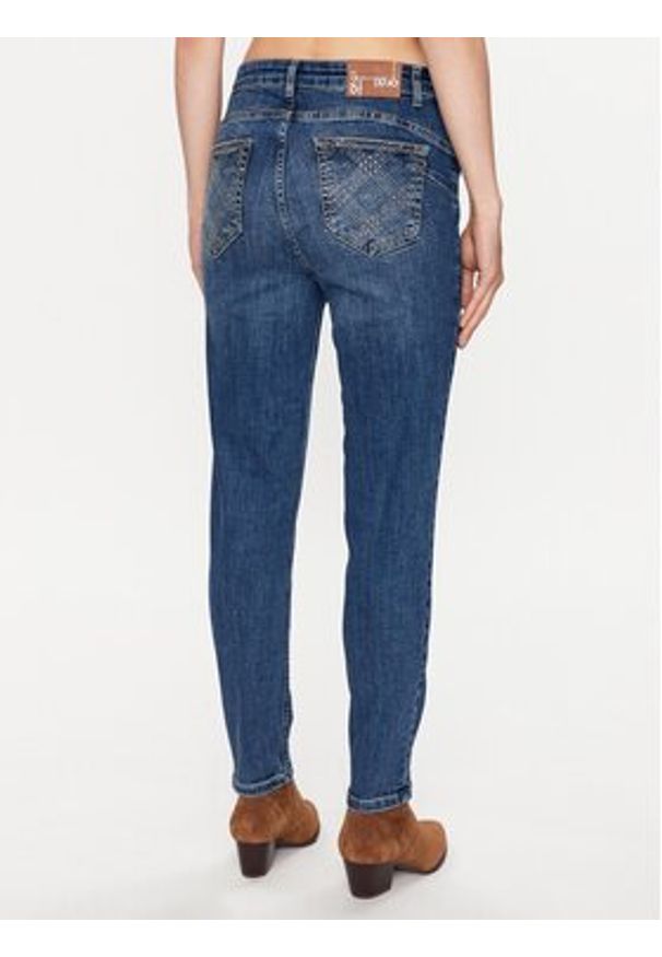 Liu Jo Jeansy UF3034 D4391 Granatowy Slim Fit. Kolor: niebieski