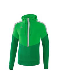 ERIMA - Dziecięca bluza z kapturem Erima Squad. Typ kołnierza: kaptur. Kolor: zielony. Sport: fitness, piłka ręczna #1