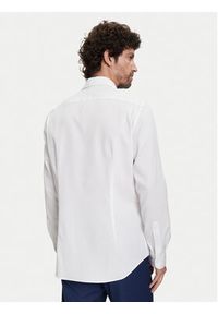 TOMMY HILFIGER - Tommy Hilfiger Koszula MW0MW39573 Biały Slim Fit. Kolor: biały. Materiał: bawełna