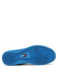 Tommy Jeans Sneakersy Basket Leather EM0EM01162 Niebieski. Kolor: niebieski. Materiał: skóra #3