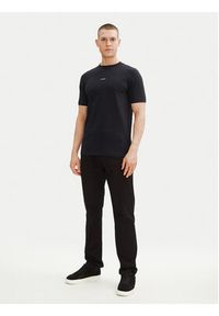 Karl Lagerfeld - KARL LAGERFELD T-Shirt 755030 552235 Granatowy Regular Fit. Typ kołnierza: dekolt w karo. Kolor: niebieski. Materiał: bawełna #3