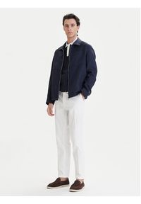 Bugatti Kurtka przejściowa 171400-11045 Granatowy Regular Fit. Kolor: niebieski. Materiał: len #2