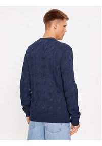 Tommy Jeans Sweter Flag DM0DM17762 Granatowy Relaxed Fit. Kolor: niebieski. Materiał: syntetyk #3
