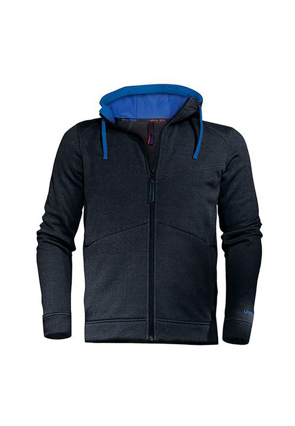 Uvex Men Hoody kurtka polarowa Navy 2XL - komfort. Typ kołnierza: kaptur. Kolor: niebieski. Materiał: polar. Sport: turystyka piesza