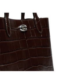 Coach Torebka Croc Wlw C8632 Brązowy. Kolor: brązowy. Materiał: skórzane #4