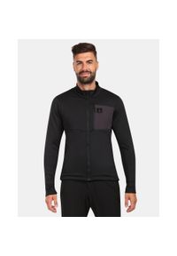 Męska polarowa warstwa środkowa Kilpi ERIN-M. Kolor: czarny. Materiał: polar. Sezon: zima. Sport: narciarstwo #1