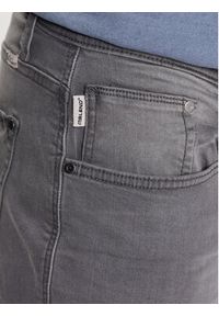 Blend Szorty jeansowe 20715422 Szary Regular Fit. Kolor: szary. Materiał: bawełna