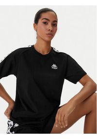 Kappa T-Shirt Banda Adi 371U6WW Czarny Regular Fit. Kolor: czarny. Materiał: bawełna #2