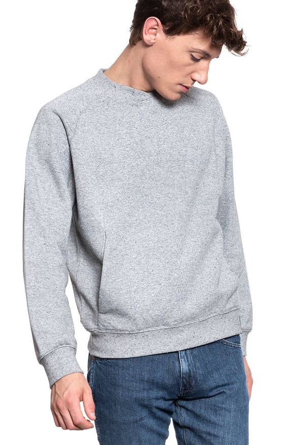 Lee - LEE BLUZA SIDE POCKET SWS SHARP GREY MELE L80DGB03 112121321. Styl: klasyczny